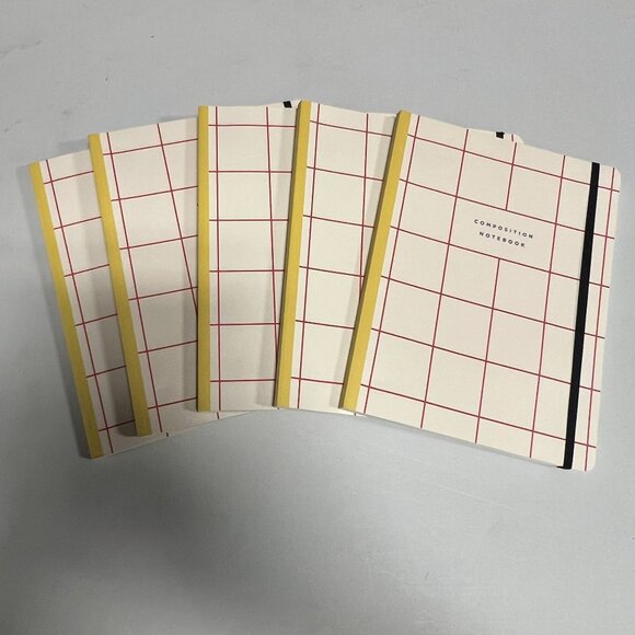 FRINGE College Ruled Composition Notebook with Elastic Closure Grid (Pack of 3) - Picture 2 of 5